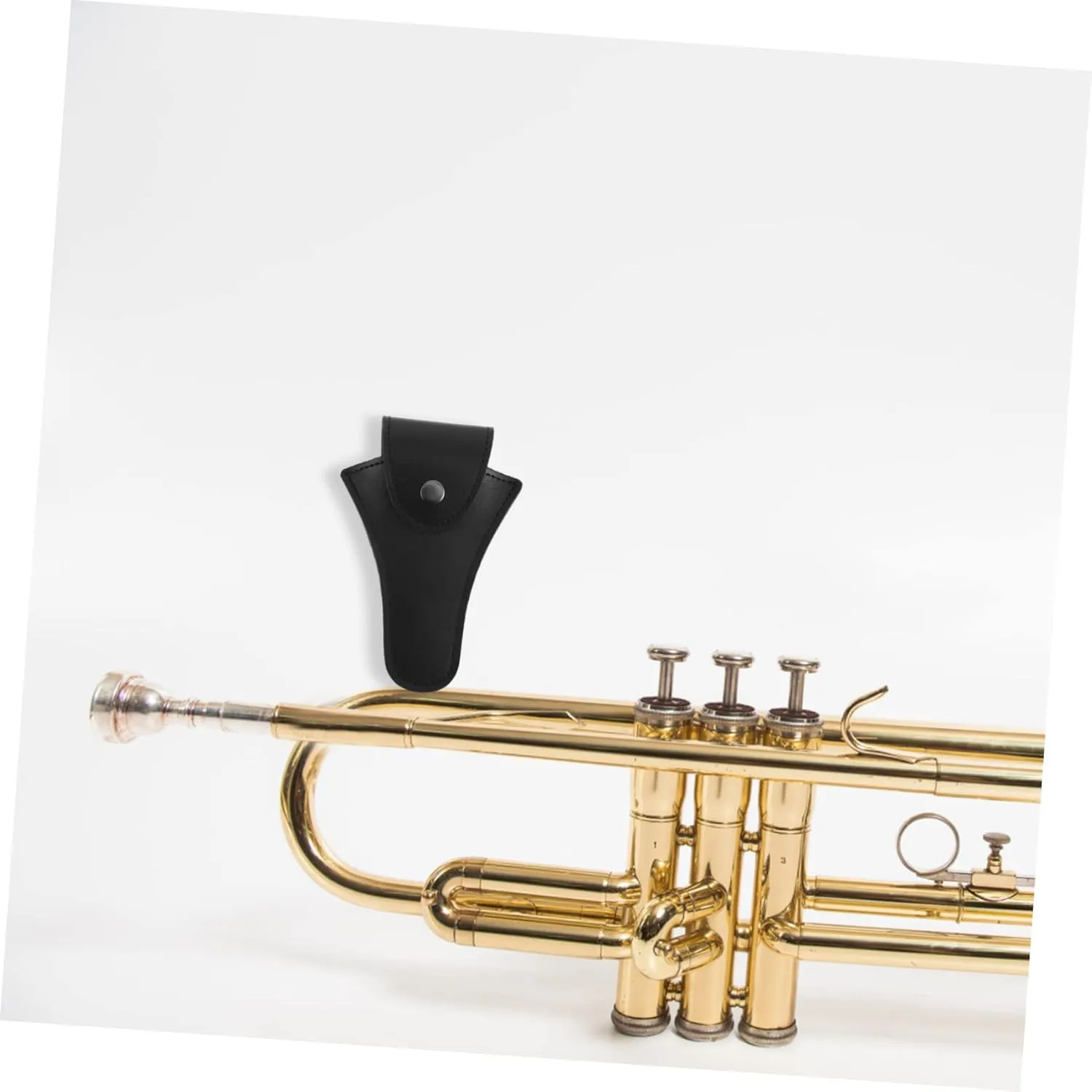 1 PC Protective Storage Pouch for Horn Mouthpiece Non Slip Durable Black Storage Bag for Safe Instrument Protection and Long Term Use
