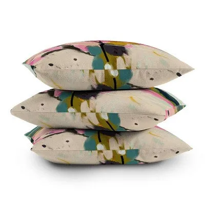 16"x16" Lunetricotee Paysage Abstract Square Throw Pillow - Deny Designs