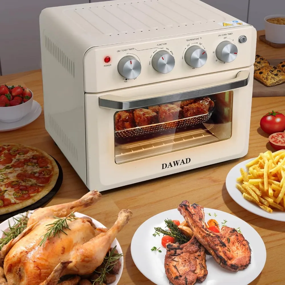 19QT Countertop Convection Toaster Oven Air Fryer Combo Rotisserie Rack US STOCK