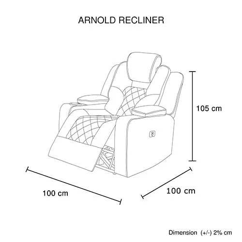 3 1 1 Seater Electric Recliner With Rhino Fabric