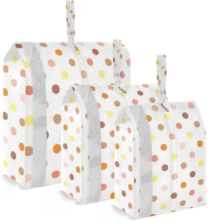 3 Set Packing Cubes Luggage Packing Organizers Colorful Red Dots Travel Packing Storage Bags for Suitcase Travel Accessories