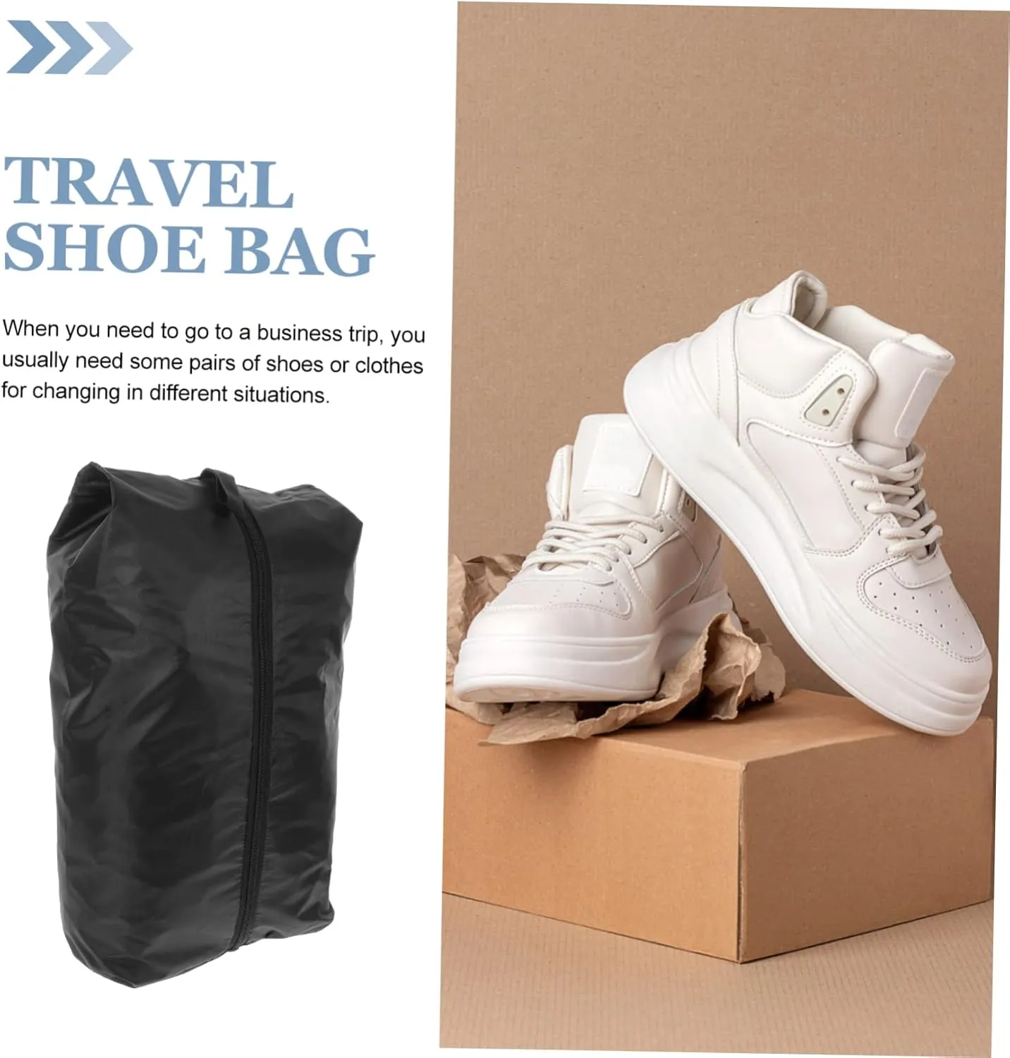 4 Pack Shoe Bags Garment Packing Storage for Travel Large Capacity Clothes Storage Bag Waterproof Luggage Organizer Women Men Essentials