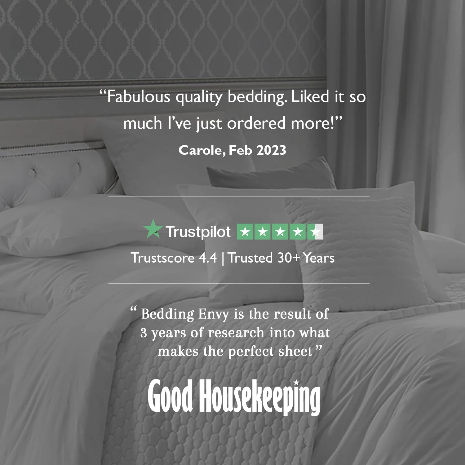 800 Thread Count Egyptian Cotton Cedarhurst LUXE Bedding Set - Silver Dove Grey