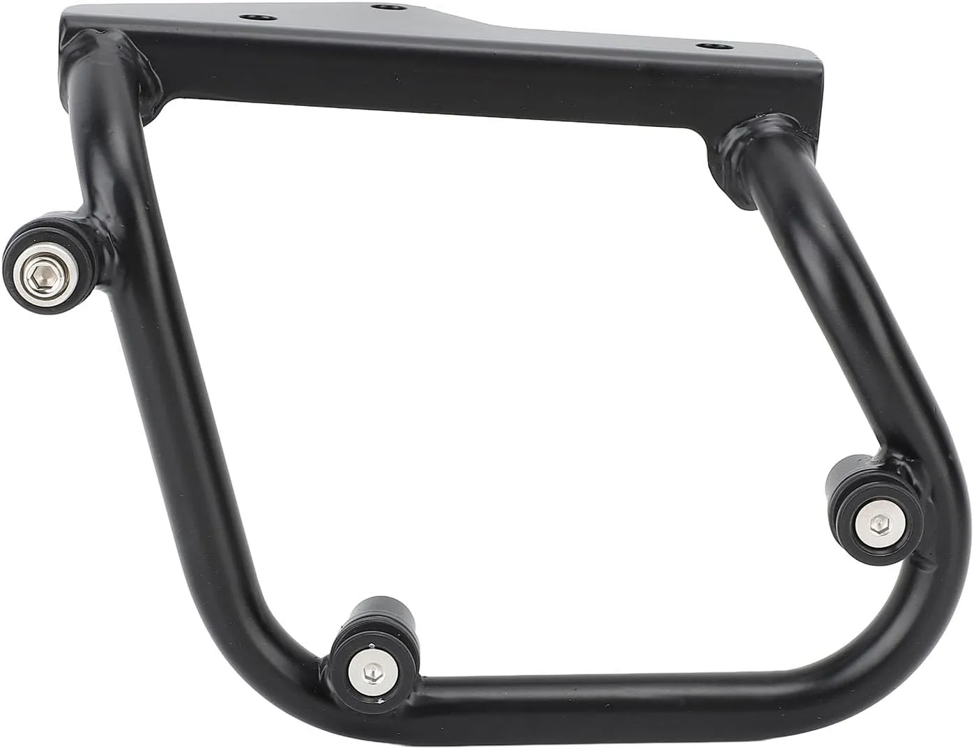Acouto 16mm Welded Iron Pipe Saddlebag Holder Bracket with Extra Storage Space for XSR 900 2022-2023, Easy Installation without Drilling or Cutting, (Left YS497BBZJ)