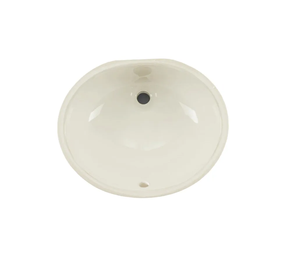 Allora USA - VCS-1013B - 13" x 10" x 7" Under-counter Series Vanity Sink - Biscuit
