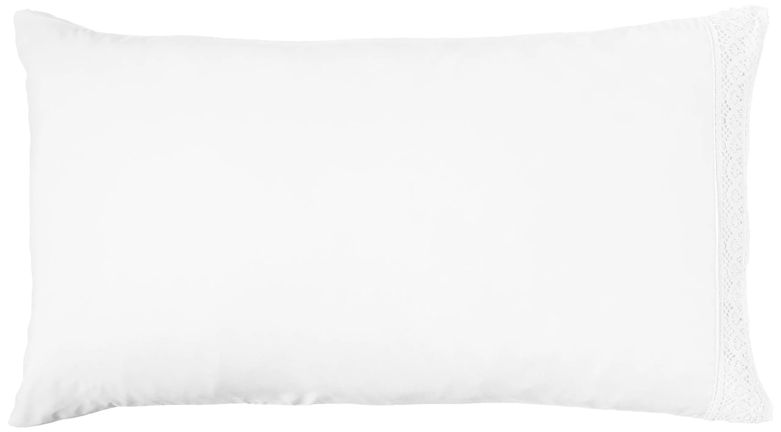 Amrapur Overseas 4-Piece Crochet Lace Bed Sheet Set, King, White