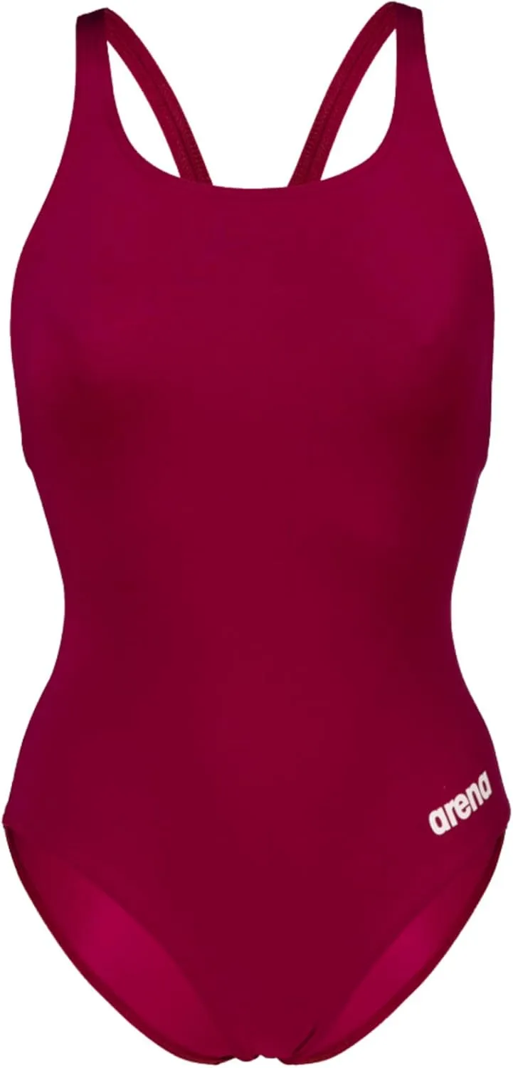 ARENA Women's Team Solid Athletic One Piece Swimsuit - Quick Drying, Chlorine Resistant, Sporty Ladies Swimsuit
