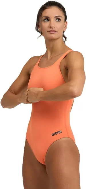 ARENA Women's Team Solid Athletic One Piece Swimsuit - Quick Drying, Chlorine Resistant, Sporty Ladies Swimsuit