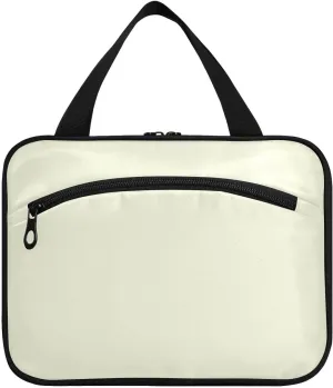 Beige Hanging Toiletry Travel Bag for Women and Men Waterproof Makeup Cosmetic Organizer for Toiletries Accessories L 20806