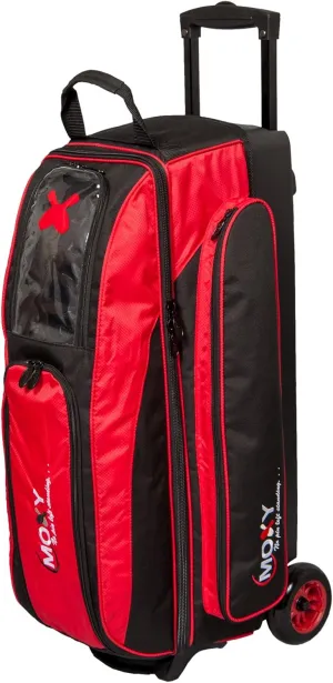Bowlerstore Products Moxy Blade Triple Roller Bowling Bag - Red/Black