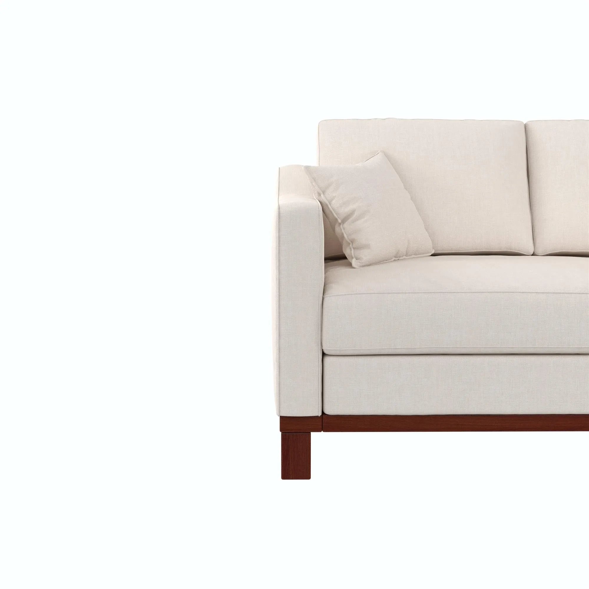 Brooklyn Upholstered Wood Base Sofa