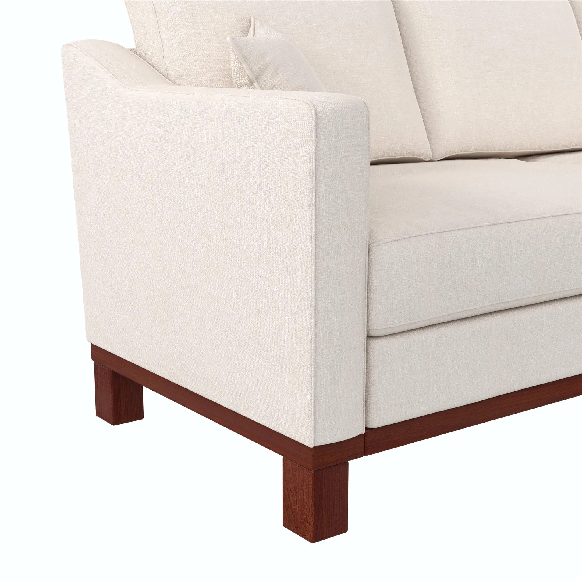 Brooklyn Upholstered Wood Base Sofa