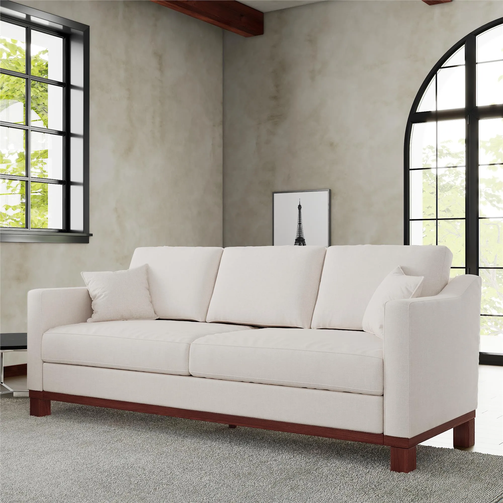 Brooklyn Upholstered Wood Base Sofa