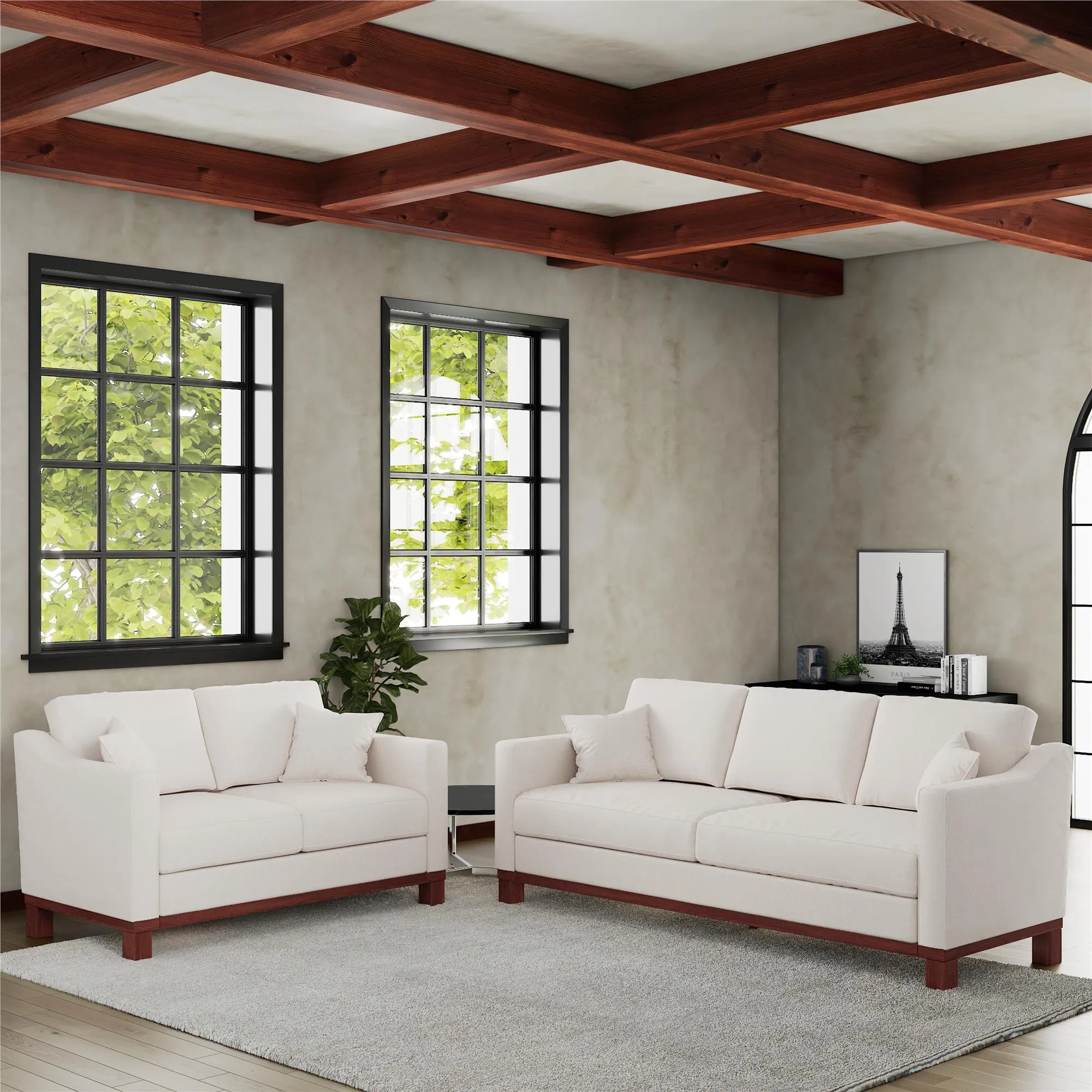 Brooklyn Upholstered Wood Base Sofa