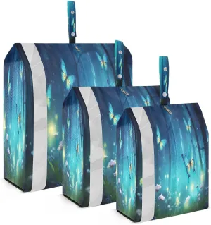Butterfly Forest Daisy Compression Packing Cubes Luggage Organizer Bags for Travel Suitcase Organizer for Women Travel Accessories