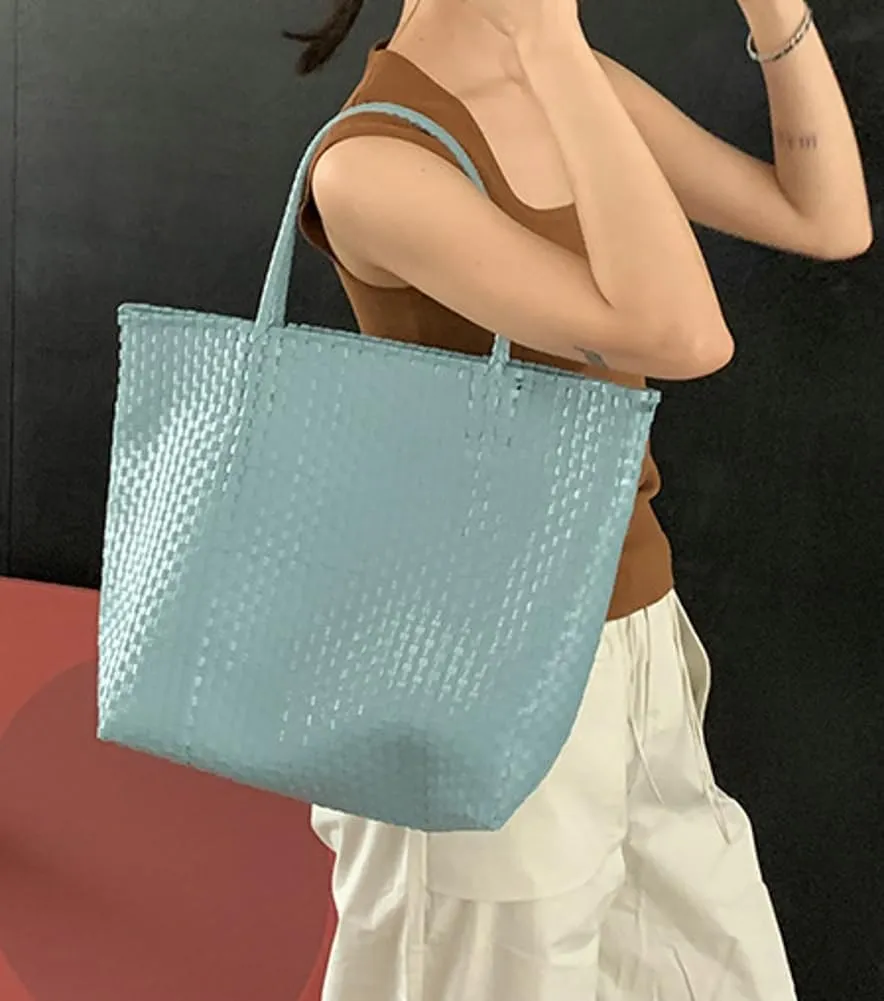 Caistre Woven Jelly Bag for Women Summer PVC Hobo Handbag 2025 Washable Totes Beach Bag for Shopping Beach 2025