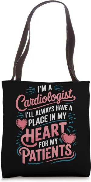 Cardiologist Heart Surgeon and Heart Doctor Cardiology Tote Bag