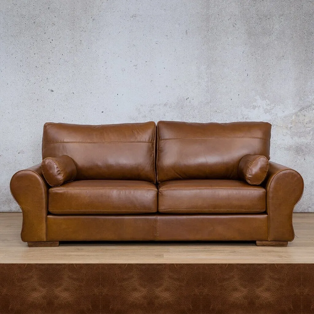 Carolina 3 Seater Leather Sofa