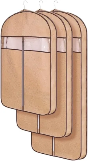 Clothes Cover 3 Pack Garment Bags for Travel Garment Bag Clothes Closet Storage Hanging Travel Suit Bags (Color : B, Size : 3 Pack)