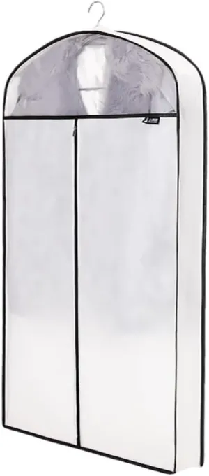 Clothes Cover 5 Pack Garment Bags for Hanging Clothes Dress Bags Waterproof Dress Cover Bag Suit Bags (Color : B, Size : 90 * 60 * 10cm)