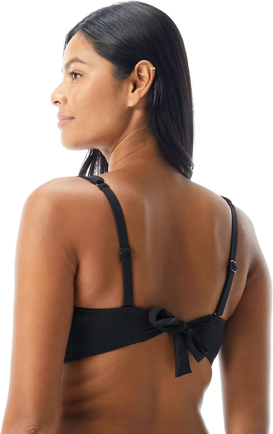 COCO REEF Charisma Bra Sized Underwire Bandeau Bikini Top with Strapless Option