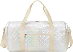 Convertible Suit Travel Bag 18in Gym Sports Bag With Shoes Compartment Wet Pocket Travel Duffel Bag Water-Resistant hanging garment duffel bag (Color : B, Size : 46 * 21 * 24cm)