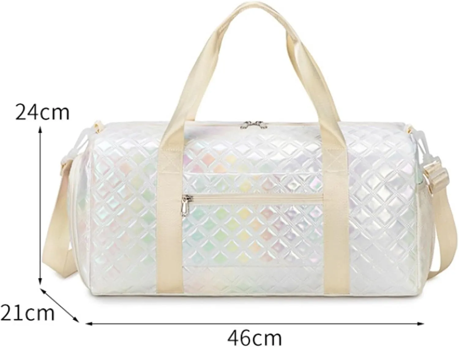Convertible Suit Travel Bag 18in Gym Sports Bag With Shoes Compartment Wet Pocket Travel Duffel Bag Water-Resistant hanging garment duffel bag (Color : B, Size : 46 * 21 * 24cm)