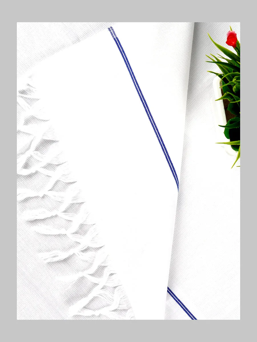 Cotton White Bath Towel Relaxer (Pack of 2)