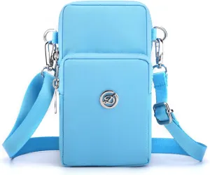 Crossbody Small Messenger Mini Wallet Card CellPhone For Women Handbag With Credit Shoulder Slots Purse (D, One Size)