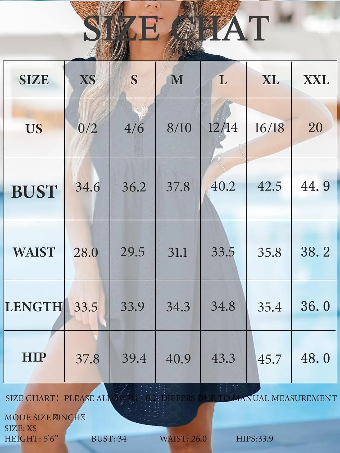 CUPSHE Beach Dress V Neck Cap Flutter Sleeve Lace Hollow Out Pleated Summer Mini Cover Up Dress