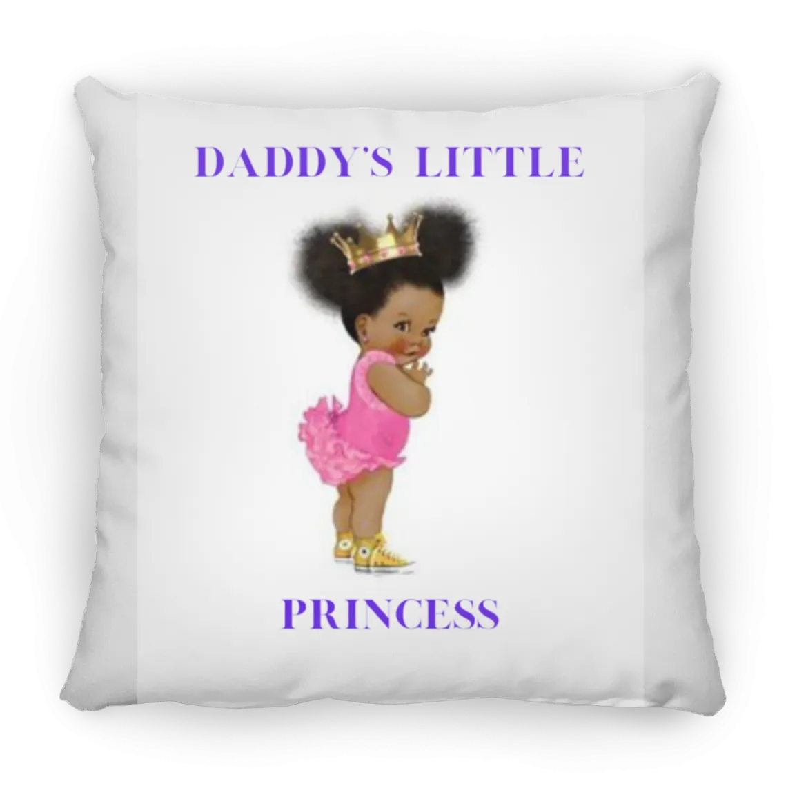 Daddy's Little Girl Large Square Pillow