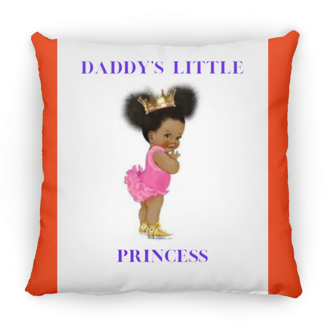 Daddy's Little Girl Large Square Pillow