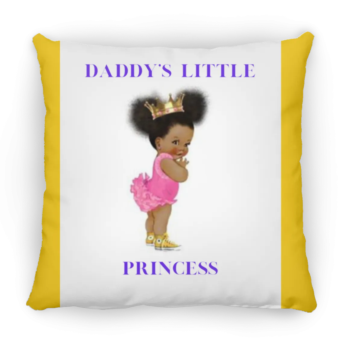 Daddy's Little Girl Large Square Pillow