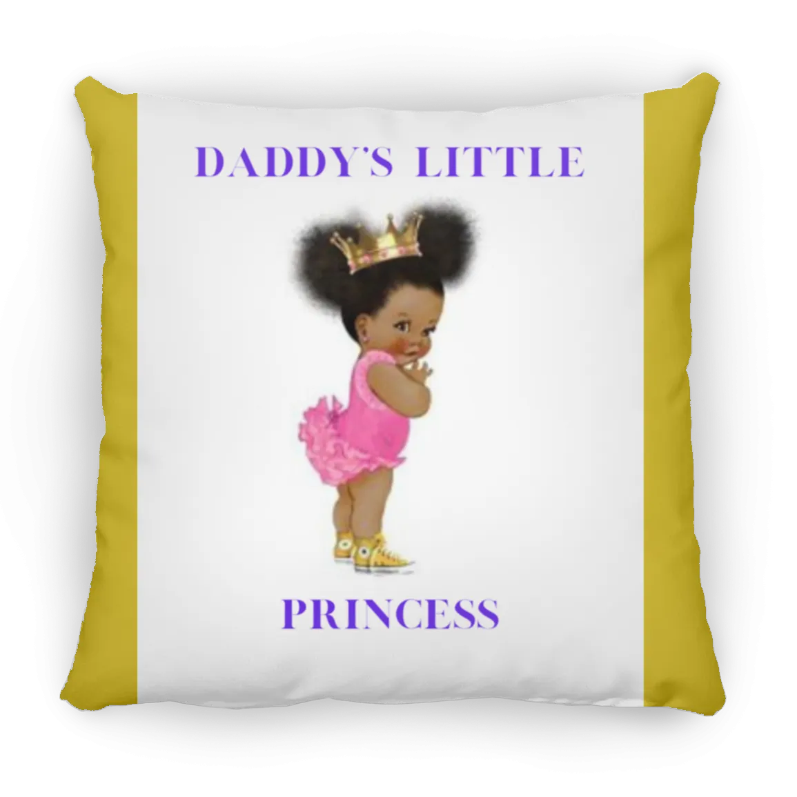 Daddy's Little Girl Large Square Pillow