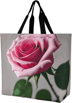 Dahlia Tote Bag for Women Reusable Eco-friendly Shopping Bags Large Capacity Shoulder Bag