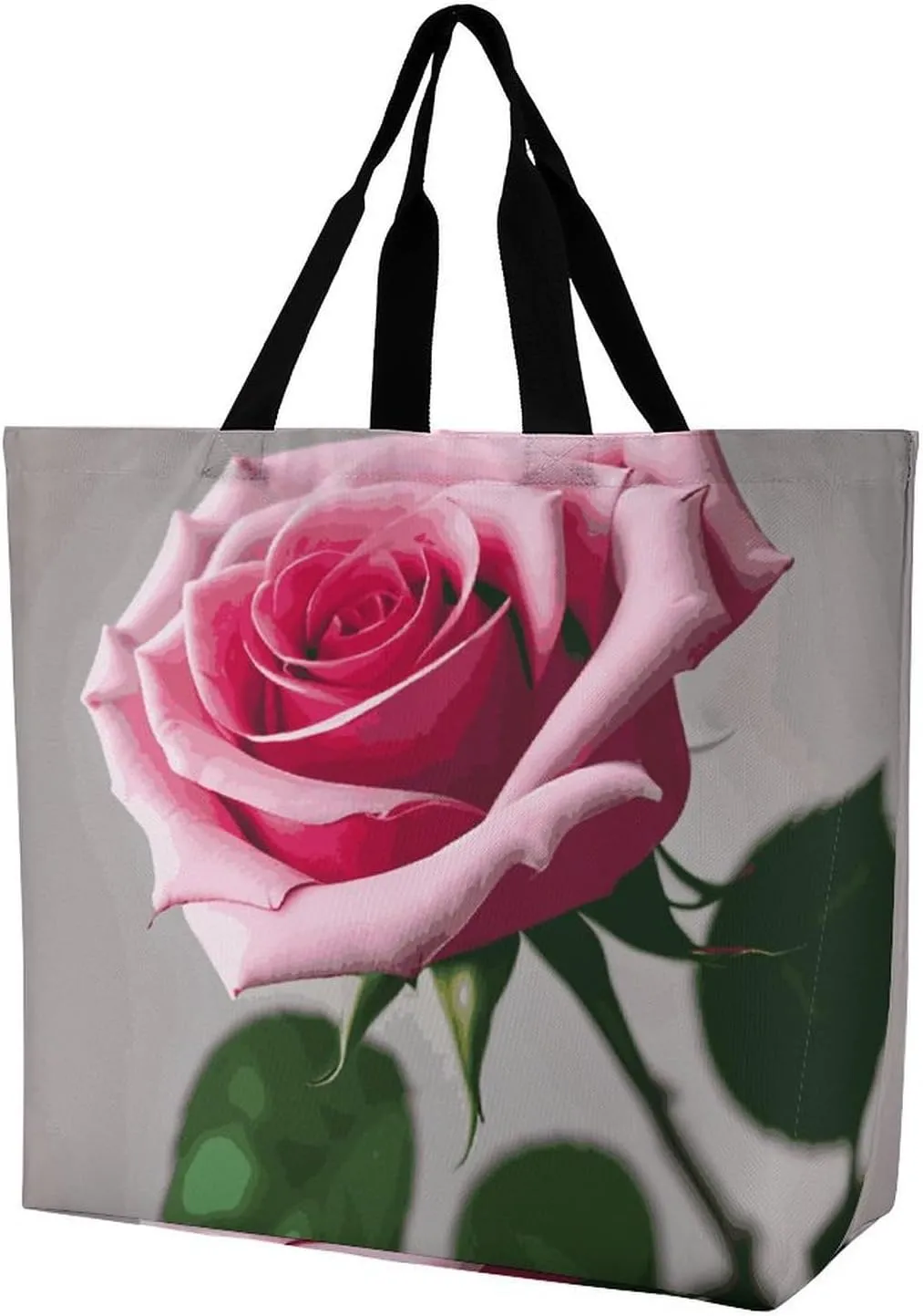 Dahlia Tote Bag for Women Reusable Eco-friendly Shopping Bags Large Capacity Shoulder Bag