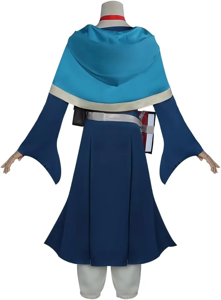 Delicious in Dungeon Marcille Donato Cosplay Costume Anime Dress Cloak Full Set for Halloween Party
