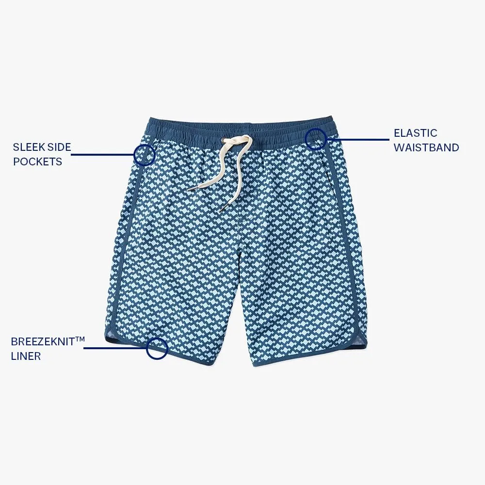 Fair Harbor Kids Anchor  Kids Swimsuits with BreezeKnit Liner, 6-inch Inseam  Anti-Chafe, No-Mesh Trunks