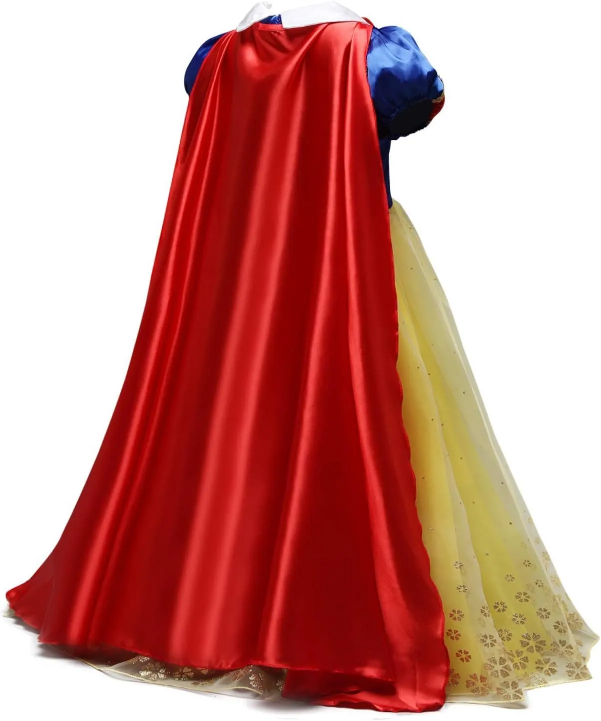 FMYFWY Girls Snow White Princess Costume Carnival Halloween Christmas Birthday Party Dress Dance Ball Gown (w/Accessories)