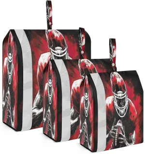 Football Player Sports Compression Packing Cubes Suitcase Organizer Bags Set for Travel Cubes for Women Travel Accessories