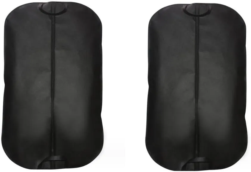 Garment Bag Suit Bags for Travel and Storage 39.4x23.6 inches Hanging Garment Bags Gusseted Suit Cover Protector for Suit Coat, Dress,T-Shirt, Jacket, Suits, Coats (Black, One Size)