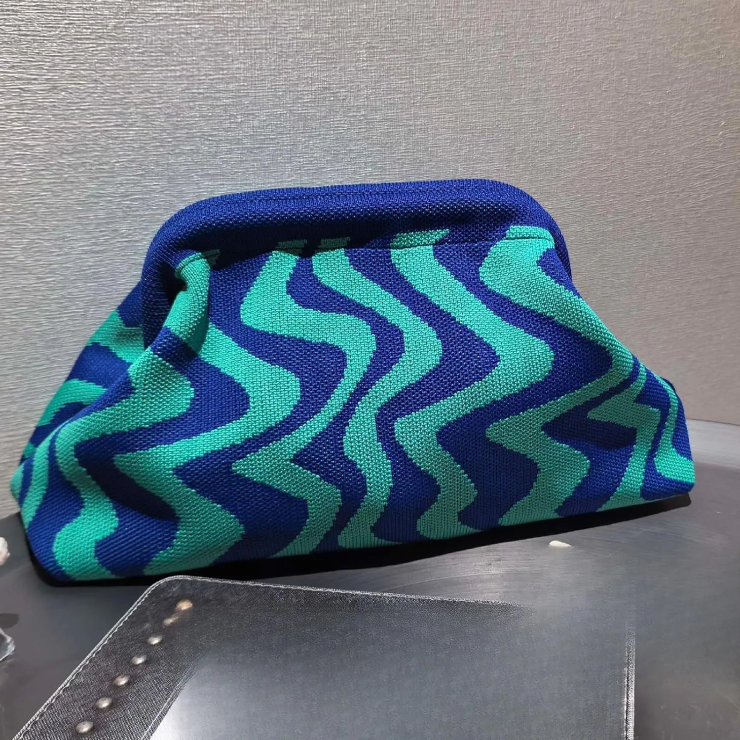 GGOOB Knit Evening Party Clutch Purses Women Y2k Accessories Beach 2025 Summer Fashion Trends Boho Clutch Bag
