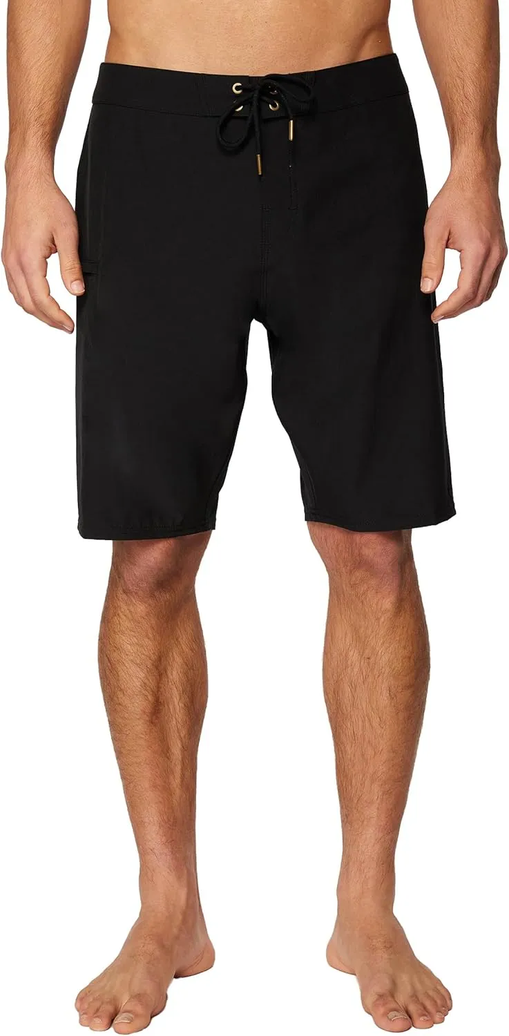 Hang Ten Mens 20 Inch Boardshorts - Men's Swim Trunks with Quick Dry Stretch Fabric and Pockets