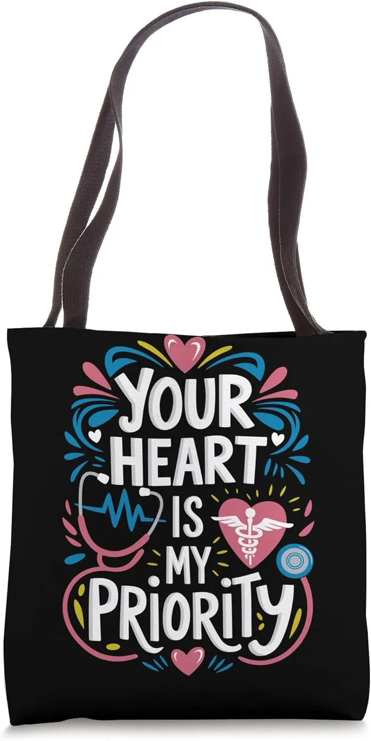 Heart Doctor Cardiology and Cardiologist for Heart Surgeon Tote Bag
