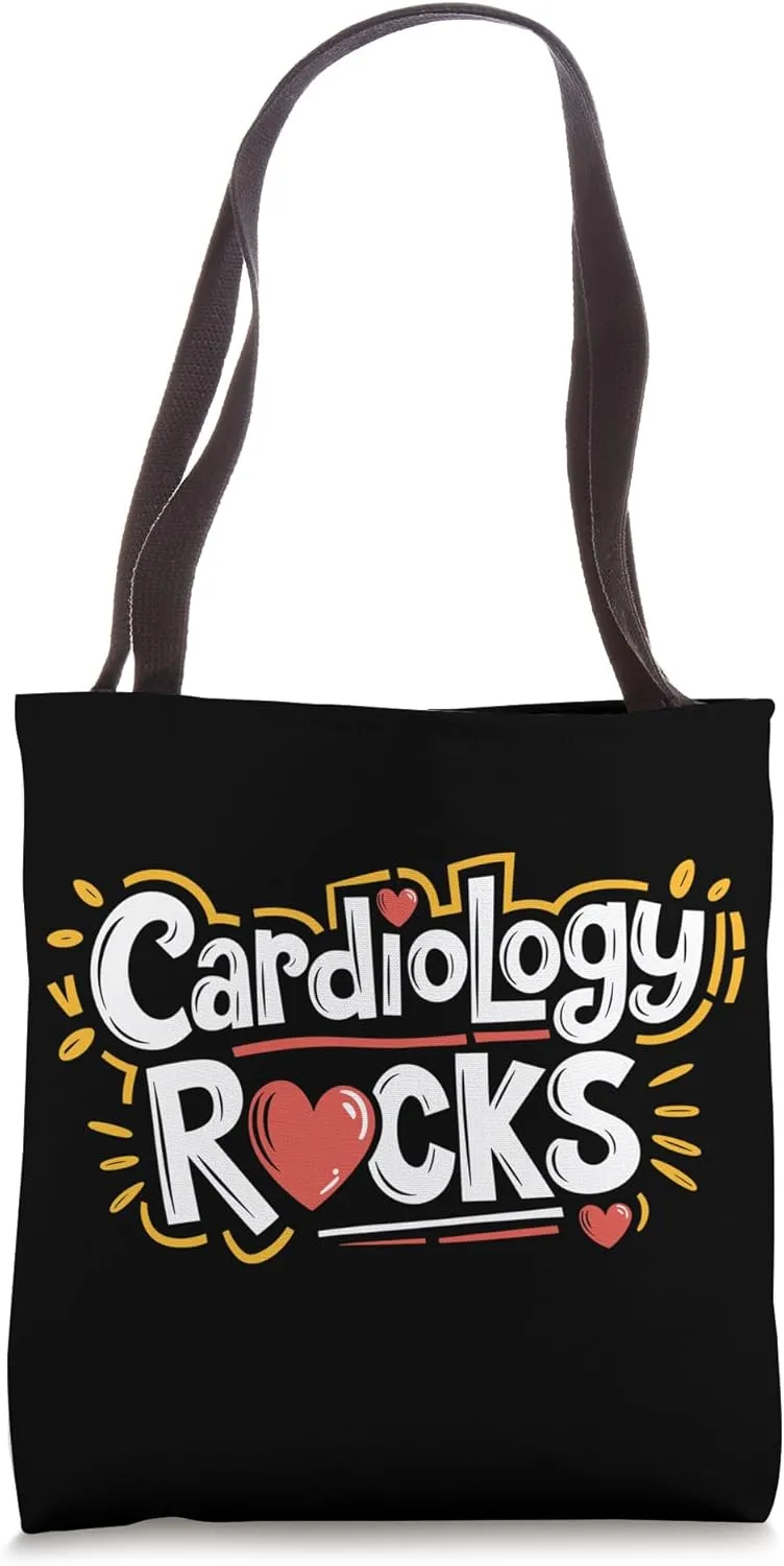 Heart Specialist Cardiologist and Cardiology Heart Doctor Tote Bag