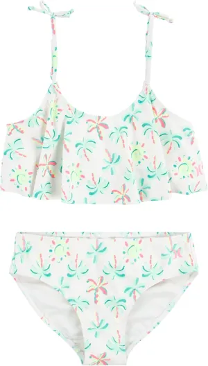 Hurley Girls' Flounce Bikini 2-Piece Swimsuit