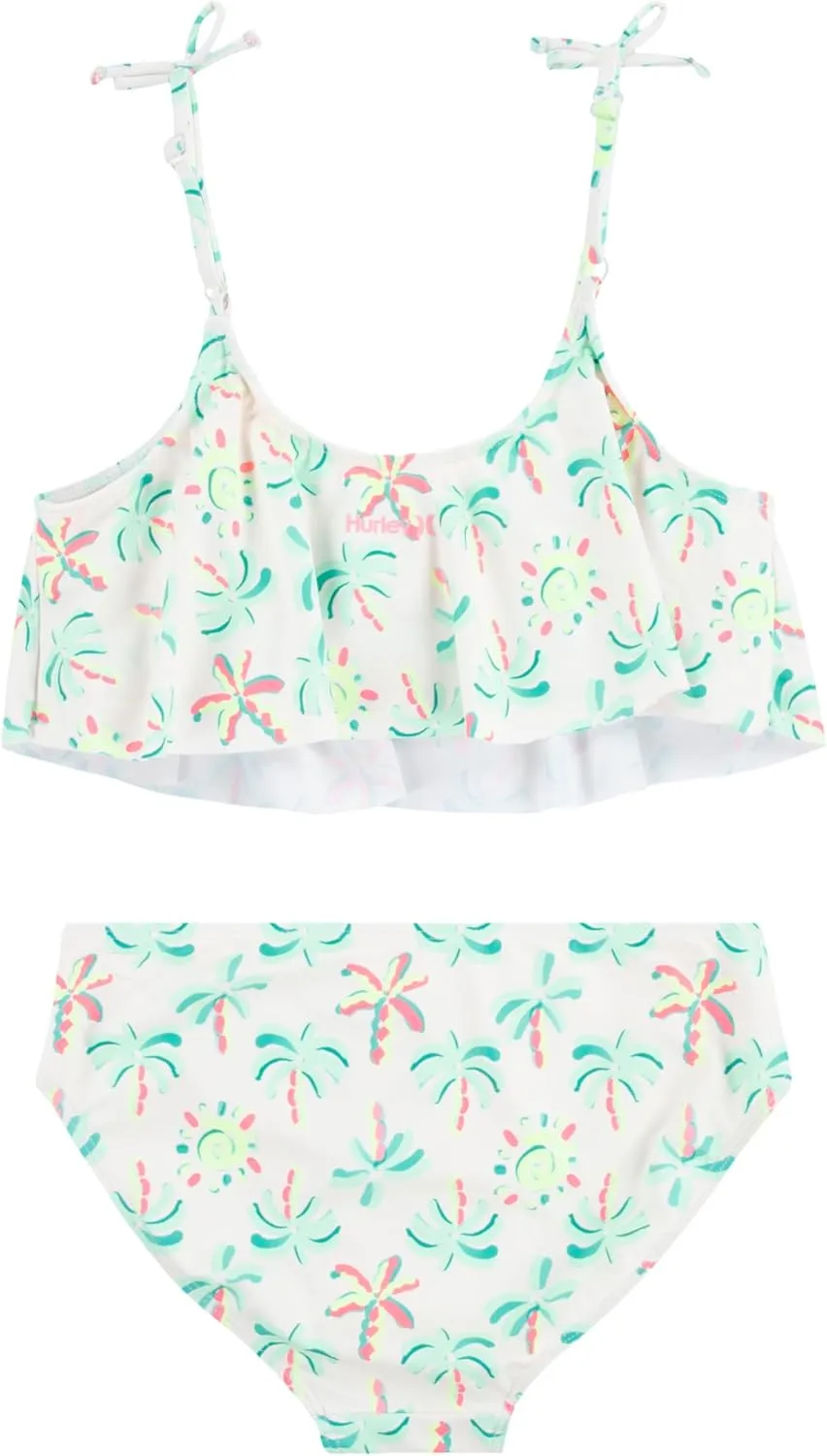 Hurley Girls' Flounce Bikini 2-Piece Swimsuit