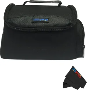 I3ePro Medium Soft Padded Digital SLR Camera Travel Case/Bag with Clip-on Detachable For Nikon P900 B500 D3500 D5600 D7500, Canon EOS T6 T7i T5 4000D 80D, Sony A73 Mirrorless Camera