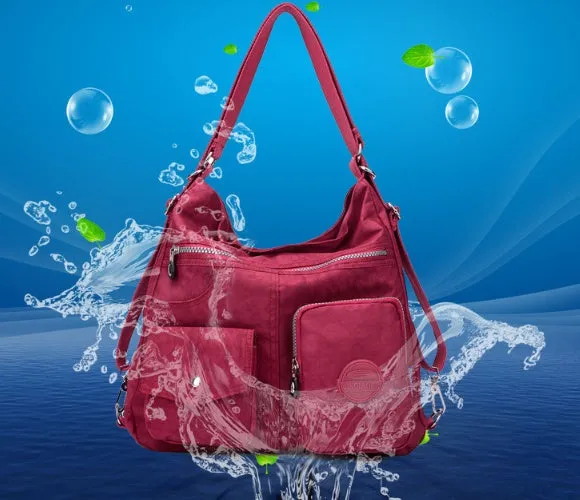 Imogen  Designer Handtasche aus wasserfestem Bylon-Stoff mit groem Fassungsvermgen