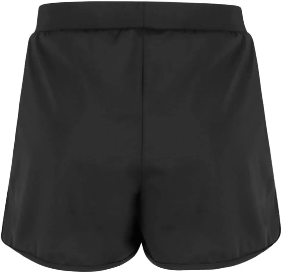 JINXUEER Plus Size Floral Board Shorts Bikini Tankini Swimsuit Bottom Mid Waisted Swimwear with Boy Leg for Women